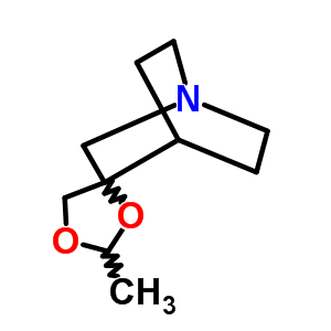 2’-Methyl-1-azaspiro[bicyclo[2.2.2]octane-3,4’-[1,3]dioxolane] Structure,60171-86-0Structure