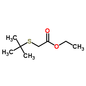 (叔丁基硫代)乙酸乙酯結(jié)構(gòu)式_60178-20-3結(jié)構(gòu)式