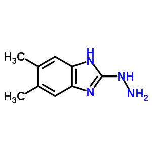 2H-benzimidazol-2-one,1,3-dihydro-5,6-dimethyl-,hydrazone(9ci) Structure,60178-36-1Structure