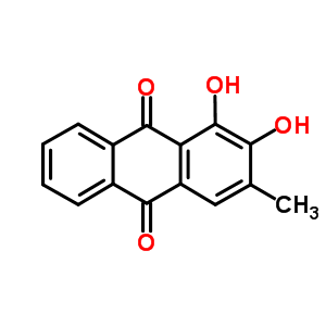 1,2-Dihydroxy-3-methylanthraquinone Structure,602-63-1Structure