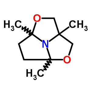 2A,4a,6a-trimethylhexahydro-2h-1,4-dioxa-6b-azacyclopenta[cd]pentalene Structure,60204-70-8Structure