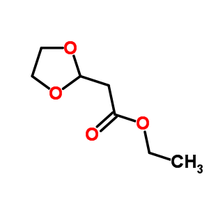 2-(1,3-二氧雜烷-2-基)乙酸乙酯結構式_60234-78-8結構式