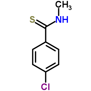 Benzenecarbothioamide,4-chloro-n-methyl- Structure,60253-29-4Structure