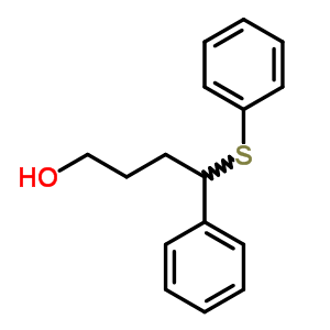 Benzenebutanol, d-(phenylthio)- Structure,60270-07-7Structure