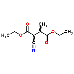 Butanedioic acid,2-cyano-3-methyl-,diethyl ester (9ci) Structure,60298-17-1Structure