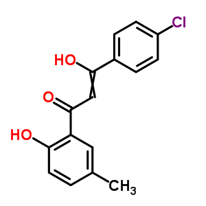 1-(4-Chlorophenyl)-3-(2-hydroxy-5-methylphenyl)propane-1,3-dione Structure,60402-29-1Structure