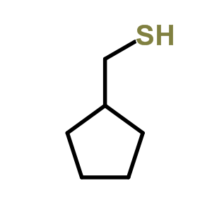 Cyclopentanemethanethiol Structure,6053-79-8Structure