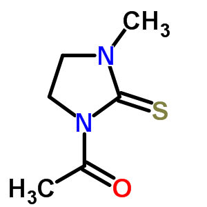 2-Imidazolidinethione,1-acetyl-3-methyl-(9ci) Structure,60546-76-1Structure