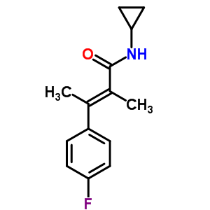 N-cyclopropyl-α,β-dimethyl-4-fluorocinnamamide Structure,60548-27-8Structure