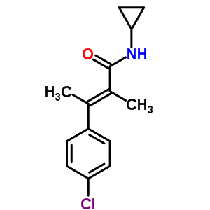 4-Chloro-n-cyclopropyl-α,β-dimethylcinnamamide Structure,60548-28-9Structure