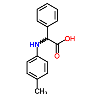 2-[(4-Methylphenyl)amino]-2-phenyl-acetic acid Structure,60561-72-0Structure