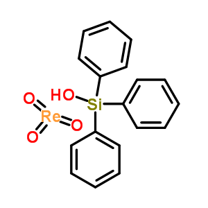 Trioxo(triphenylsilanolato)rhenium Structure,60624-60-4Structure