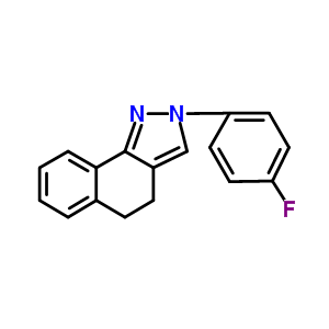 2-(4-Fluorophenyl)-4,5-dihydro-2h-benzo[g]indazole Structure,60656-07-7Structure