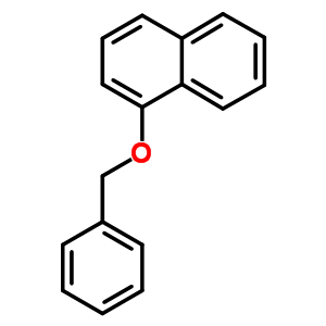 1-(芐氧基)萘結(jié)構(gòu)式_607-58-9結(jié)構(gòu)式