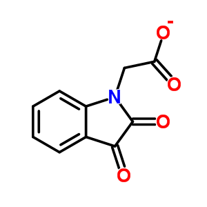 (2,3-Dioxo-2,3-dihydro-indol-1-yl)-acetic acid Structure,60705-96-6Structure