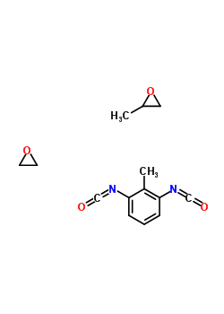 甲基環(huán)氧乙烷與1,3-二異氰酸根合-2-甲基苯和環(huán)氧乙烷的聚合物結(jié)構(gòu)式_60787-80-6結(jié)構(gòu)式