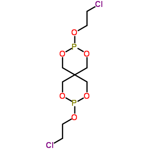 3,9-Bis(2-chloroethoxy)-2,4,8,10-tetraoxa-3,9-diphosphaspiro[5.5]undecane Structure,60860-22-2Structure