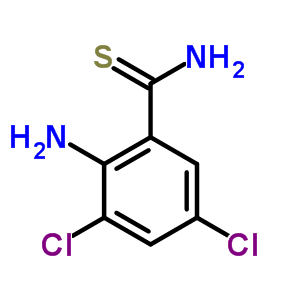 2-Amino-3,5-dichloro-benzenecarbothioamide Structure,60878-01-5Structure