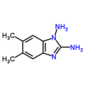 1H-benzimidazole-1,2-diamine,5,6-dimethyl-(9ci)Structure,60882-73-7Structure 1H-benzimidazole-1,2-diamine,5,6-dimethyl-(9ci) Structure,60882-73-7Structure