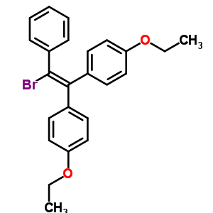 α-bromo-β,β-bis(4-ethoxyphenyl)styrene Structure,60883-74-1Structure