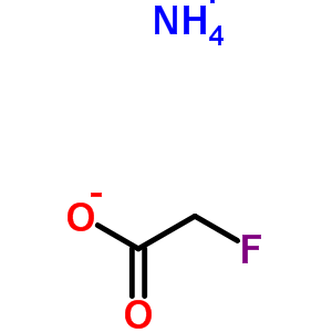 Ammonium fluoroacetate Structure,60916-92-9Structure