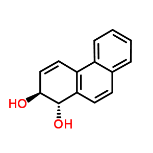 Trans-1,2-dihydroxy-1,2-dihydrophenanthrene Structure,60917-41-1Structure