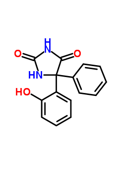 5-(2-Hydroxyphenyl)-5-phenylhydantoin Structure,60919-11-1Structure