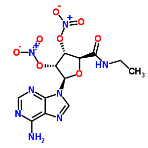 2’,3’-Di-o-nitro-(5’-n-ethylcarboxamido)adenosine Structure,61014-07-1Structure