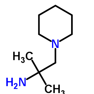 1,1-Dimethyl-2-piperidin-1-yl-ethylamine Structure,6105-74-4Structure