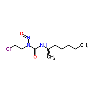 1-(2-Chloroethyl)-3-(1-methylhexyl)-1-nitrosourea Structure,61137-61-9Structure