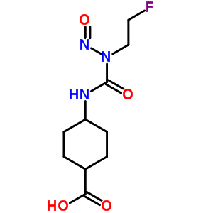 4α-[3-(2-fluoroethyl)-3-nitrosoureido]-1α-cyclohexanecarboxylic acid Structure,61137-62-0Structure