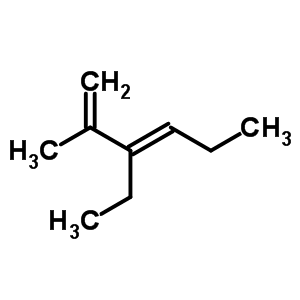 3-乙基-2-甲基-1,3-己二烯結構式_61142-36-7結構式