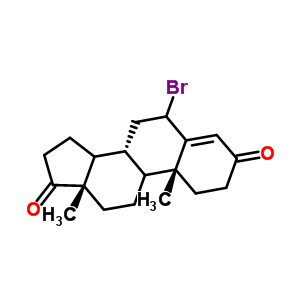 6Alpha-bromo androstenedione Structure,61145-67-3Structure