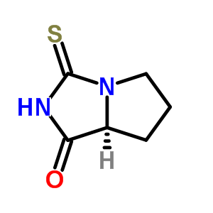 1H-pyrrolo[1,2-c]imidazol-1-one,hexahydro-3-thioxo-,(7as)-(9ci) Structure,61160-12-1Structure