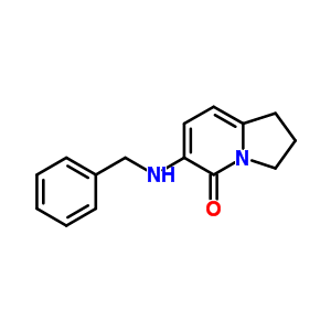 6-(Benzylamino)-2,3-dihydro-5(1h)-indolizinone Structure,612065-12-0Structure