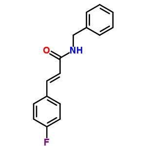 Trans n-benzyl-4-fluorocinnamamide Structure,612095-66-6Structure