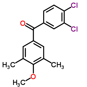 3,4-Dichloro-3’,5’-dimethyl-4’-methoxybenzophenone Structure,61259-86-7Structure