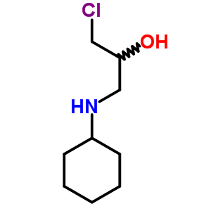 1-Chloro-3-cyclohexylaminopropan-2-ol Structure,61272-39-7Structure