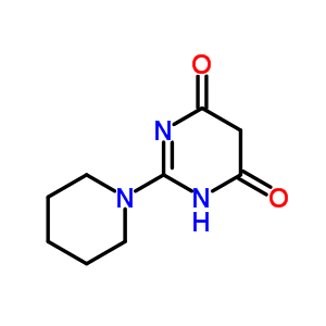 2-Piperidinopyrimidine-4,6(1h,5h)-dione Structure,61280-19-1Structure