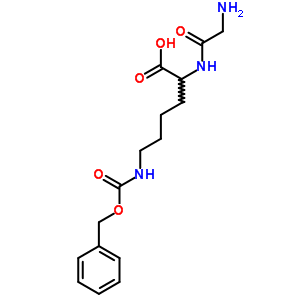 2-[(2-Aminoacetyl)amino]-6-phenylmethoxycarbonylamino-hexanoic acid Structure,61300-28-5Structure