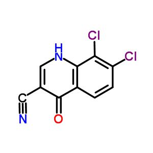 7,8-Dichloro-4-hydroxy-3-quinolinecarbonitrile Structure,61338-32-7Structure