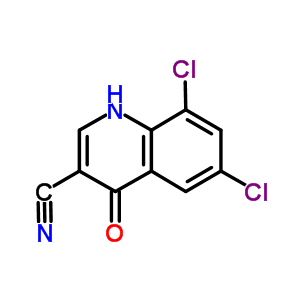 6,8-Dichloro-4-hydroxy-3-quinolinecarbonitrile Structure,61338-34-9Structure