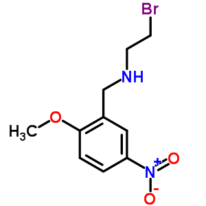 N-(2-bromoethyl)-2-methoxy-5-nitrobenzylamine Structure,61361-58-8Structure