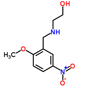 2-[[(2-Methoxy-5-nitrophenyl)methyl ]amino]ethanol Structure,61361-61-3Structure