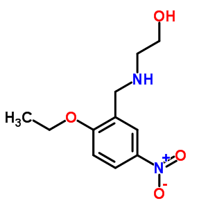 2-[[(2-Ethoxy-5-nitrophenyl)methyl ]amino]ethanol Structure,61361-62-4Structure