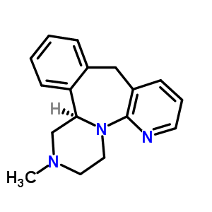 (R)-1,2,3,4,10,14b-hexahydro-2-methylpyrazino[2,1-a]pyrido[2,3-c][2]benzazepine Structure,61364-37-2Structure