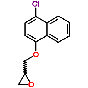 2-[[(4-Chloro-1-naphthalenyl)oxy]methyl]oxirane Structure,61396-63-2Structure