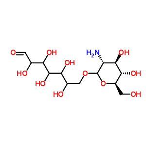 2,3,4,5,6-Pentahydroxy-7-oxoheptyl 2-amino-2-deoxy-d-glucopyranoside Structure,61405-55-8Structure