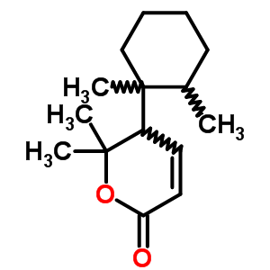 5-(1,2-Dimethylcyclohexyl)-6,6-dimethyl-5h-pyran-2-one Structure,61431-53-6Structure