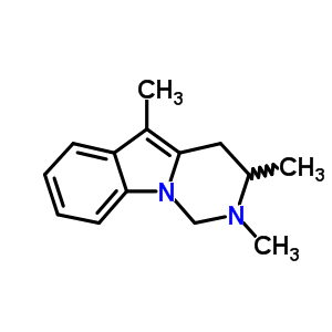 2,3,5-Trimethyl-1,2,3,4-tetrahydropyrimido[1,6-a]indole Structure,61467-30-9Structure